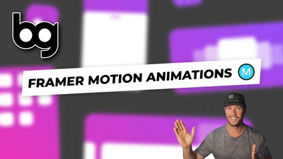 Ⓜ️ framer motion | enter and exit animations